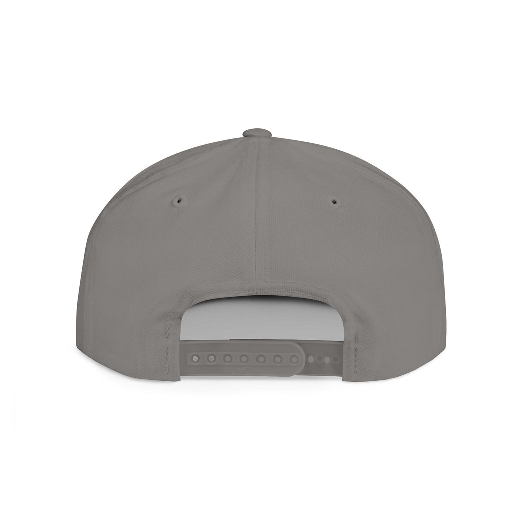 Retro Tech Logo Flat Bill Snapback Hat