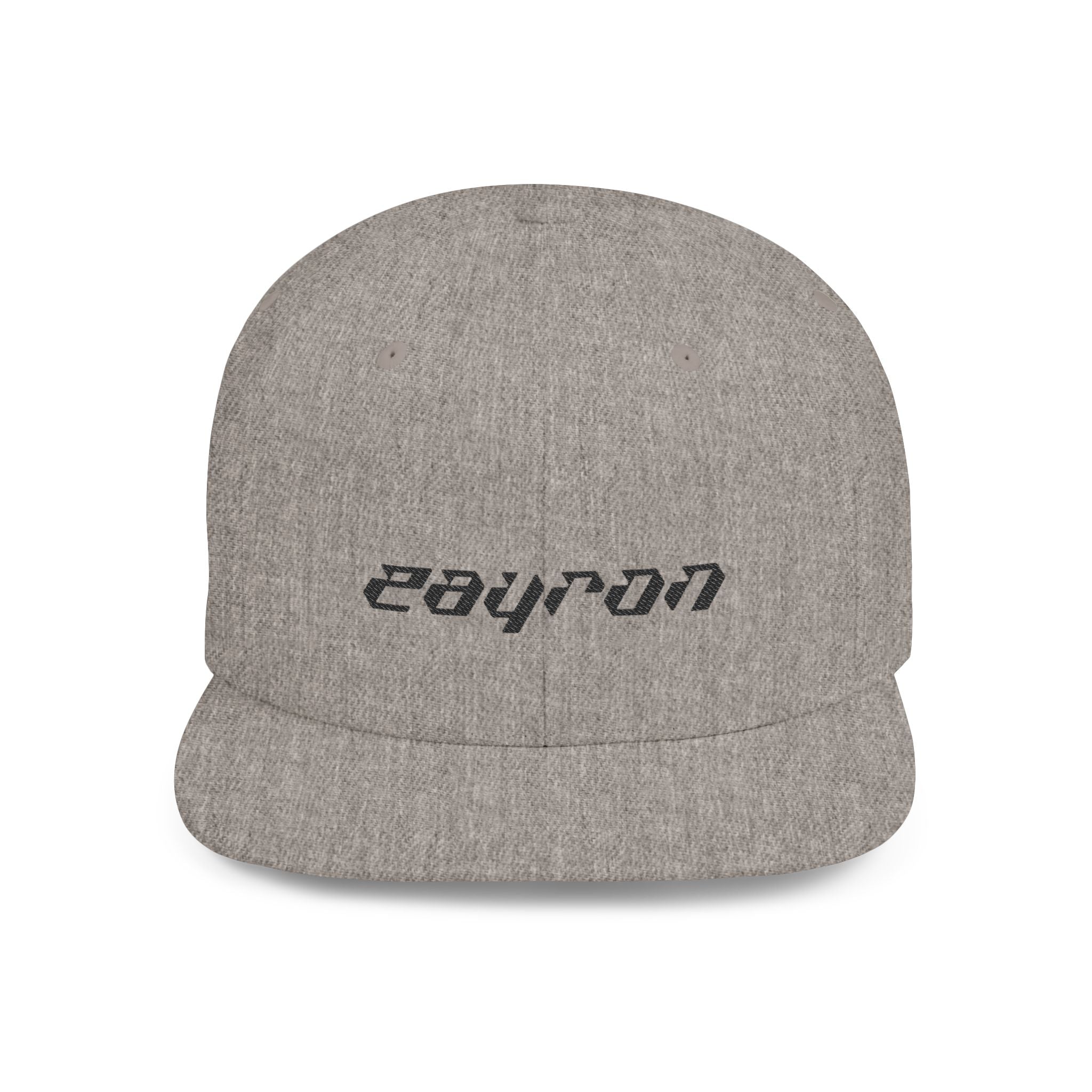 Retro Tech Logo Flat Bill Snapback Hat