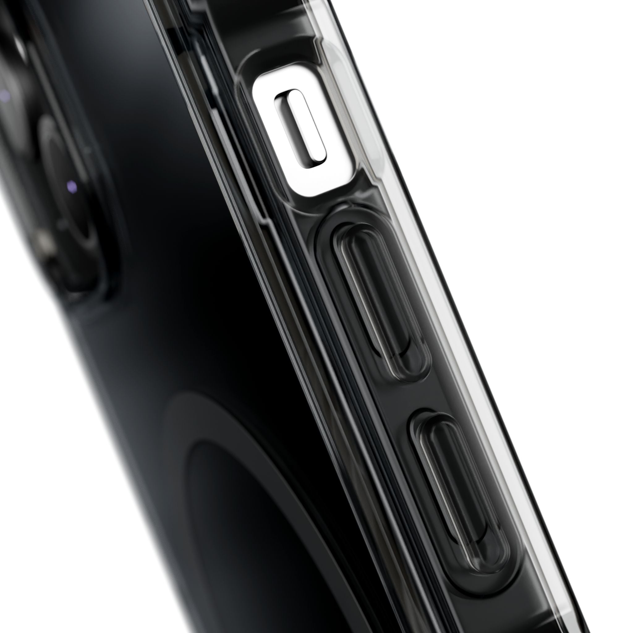 Clear Magnetic iPhone Case with MagSafe Ring