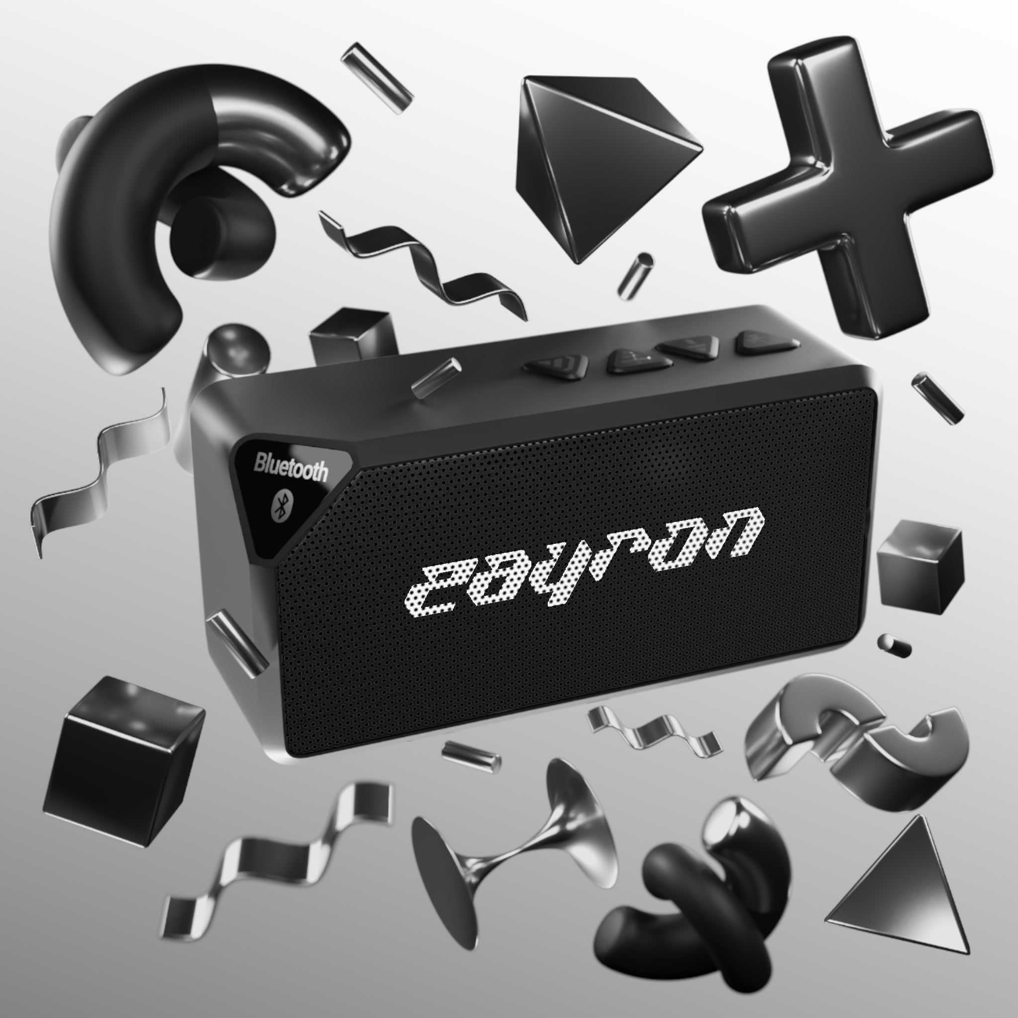 Retro Block Design Portable Speaker (accessory)