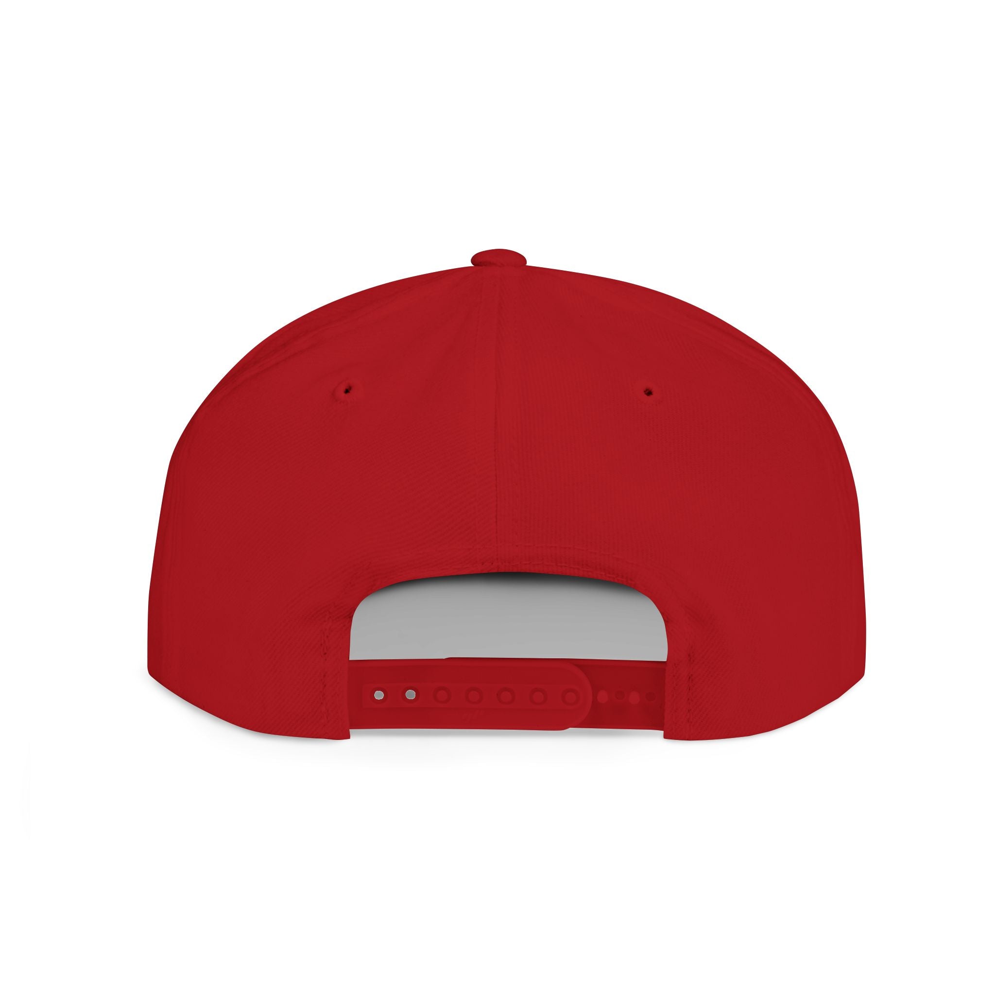 Retro Tech Logo Flat Bill Snapback Hat