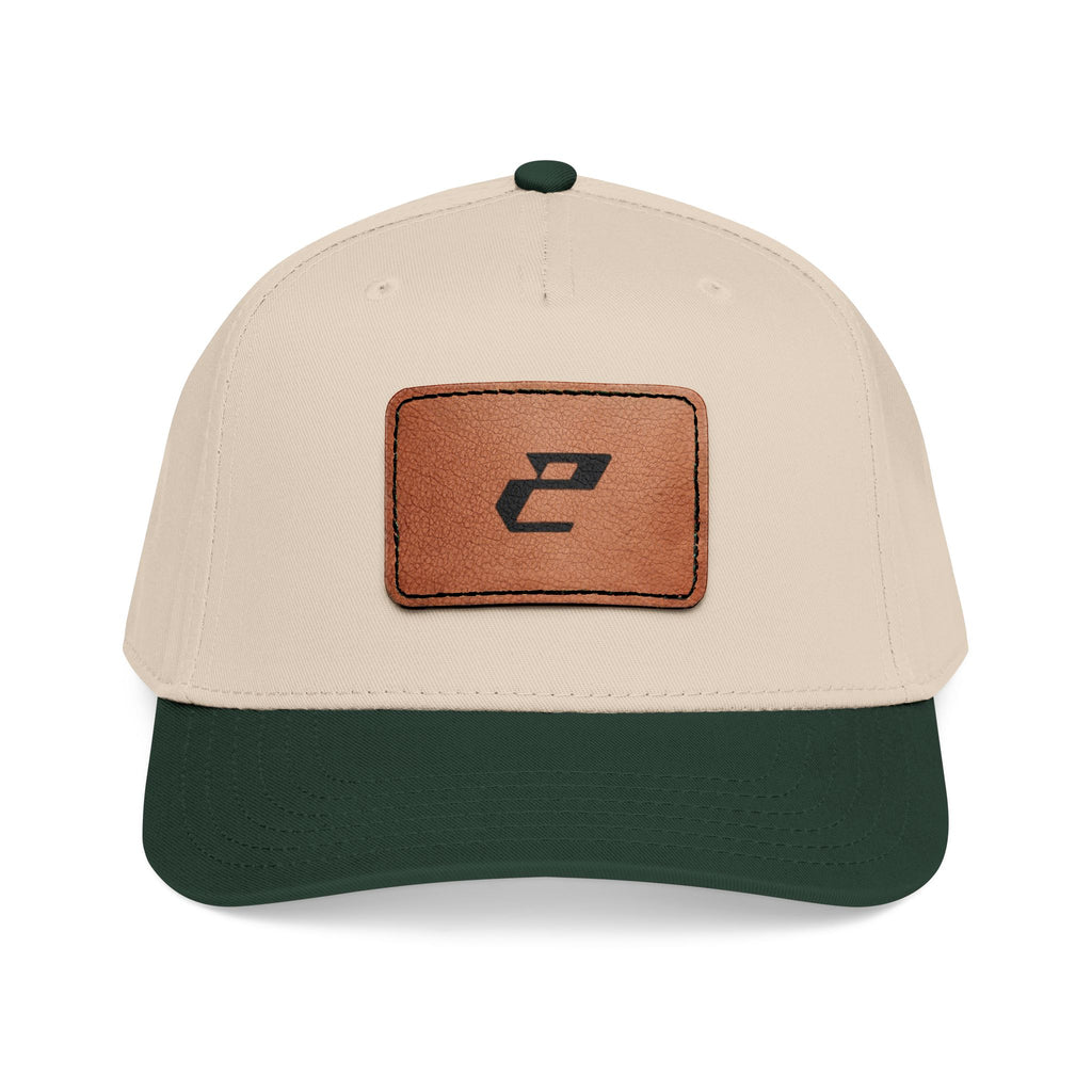 Leather Patch Baseball Cap