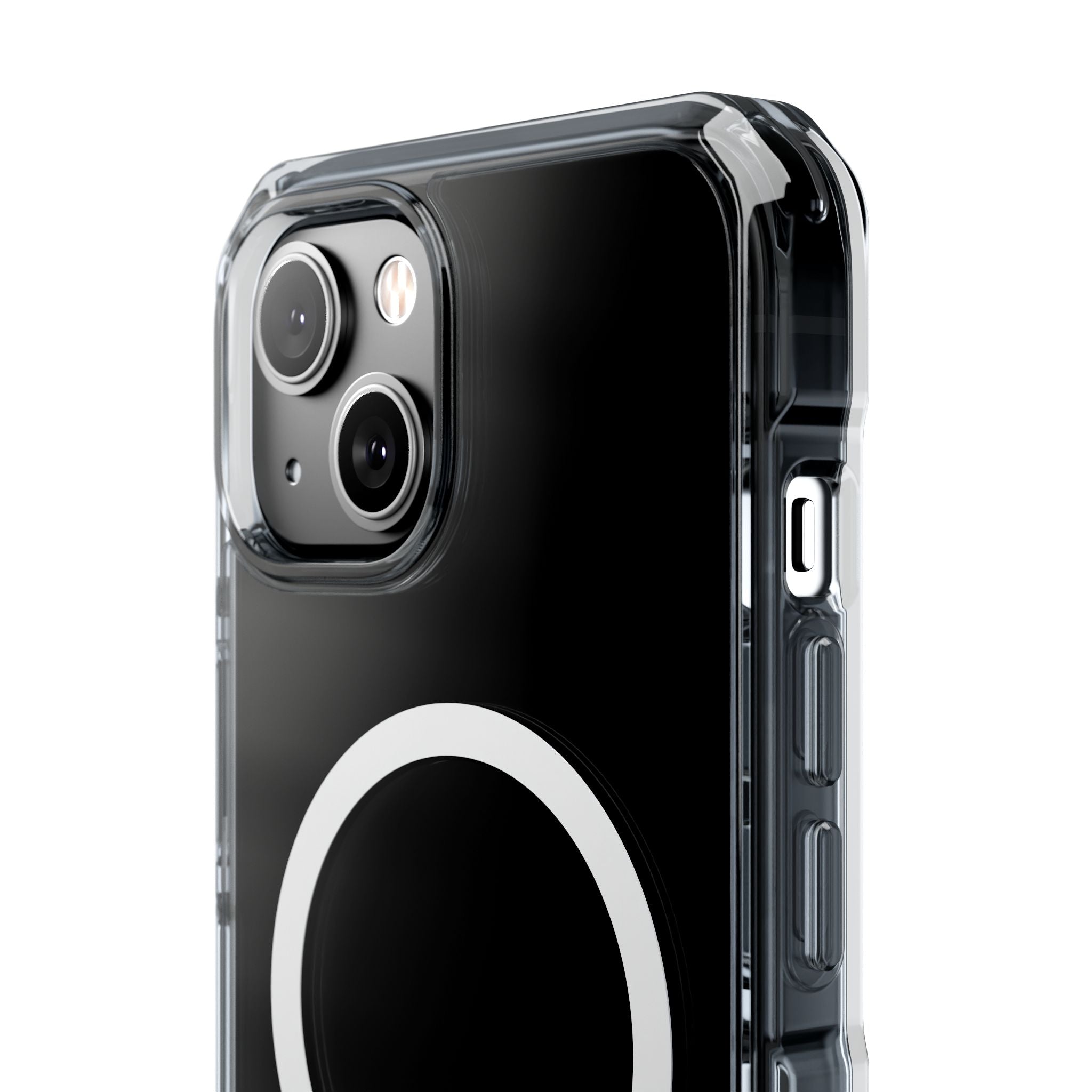 Clear Magnetic iPhone Case with MagSafe Ring