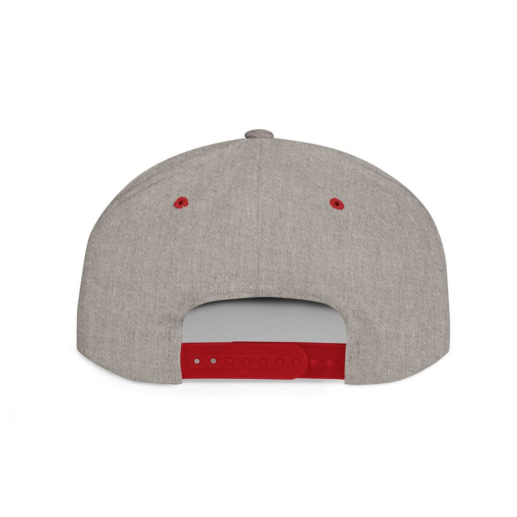 Retro Tech Logo Flat Bill Snapback Hat