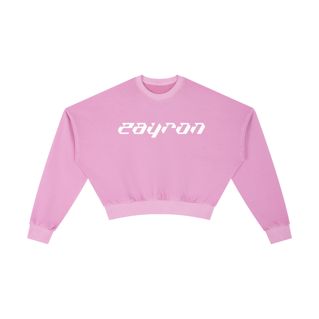 Vintage Washed Cropped Sweatshirt