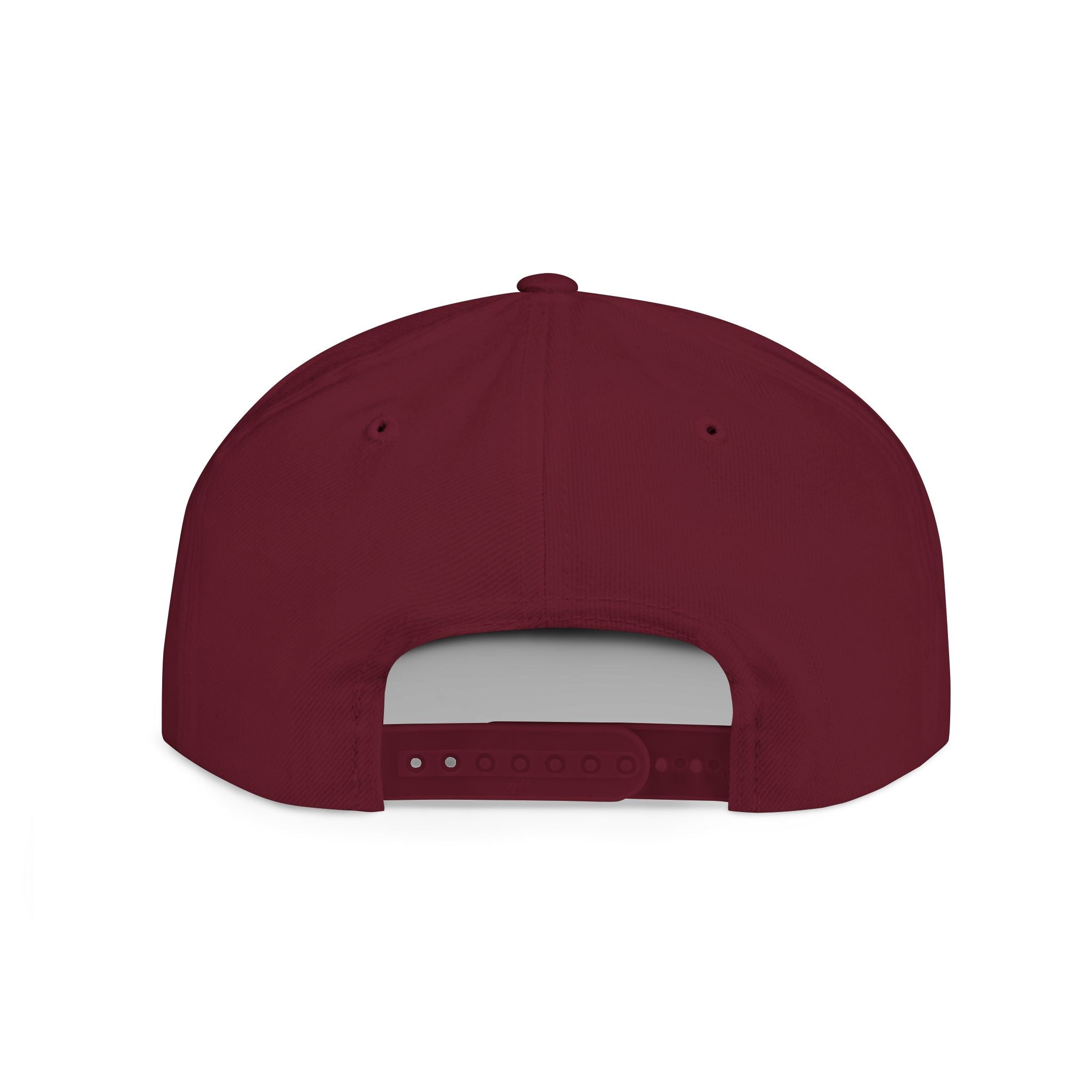 Retro Tech Logo Flat Bill Snapback Hat