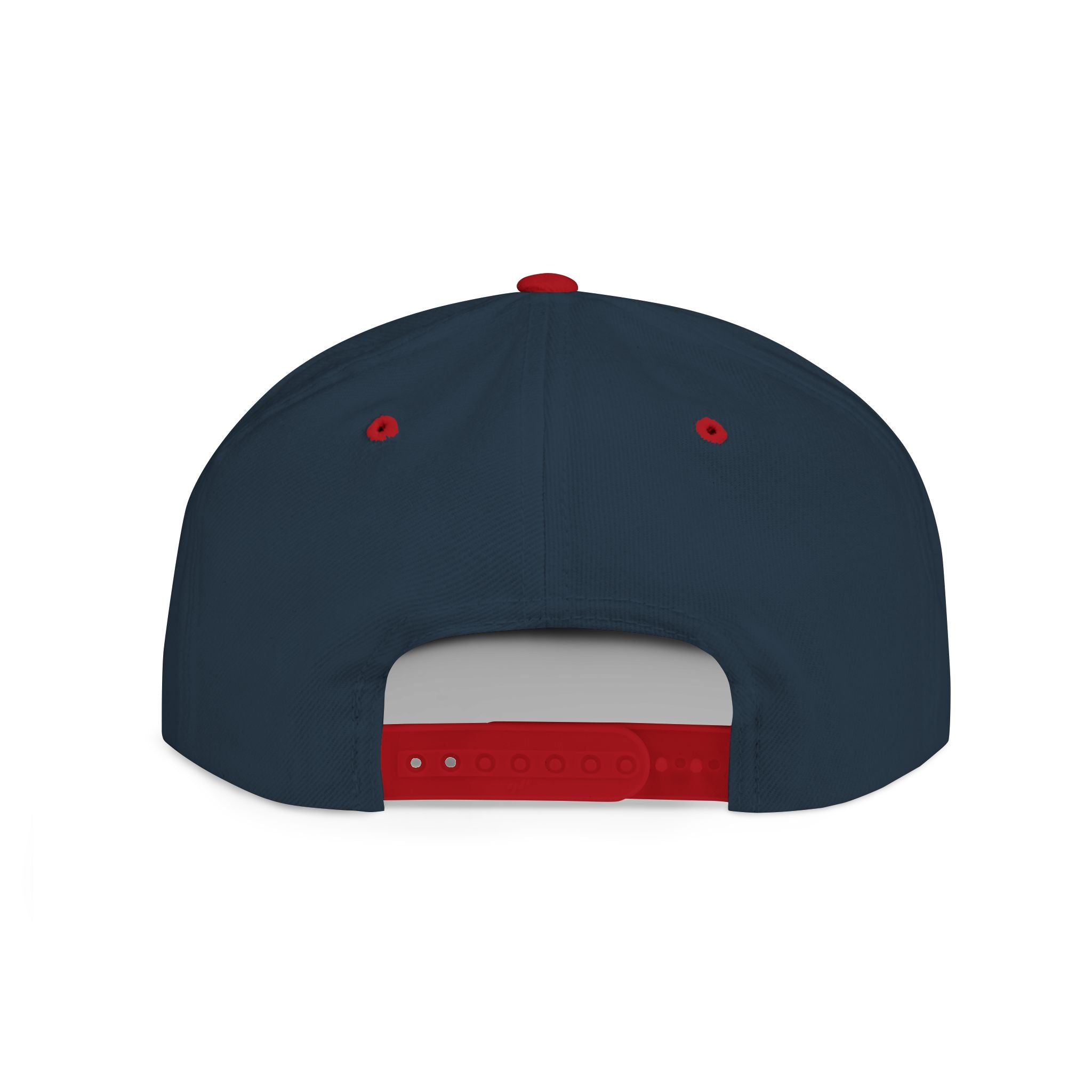Retro Tech Logo Flat Bill Snapback Hat