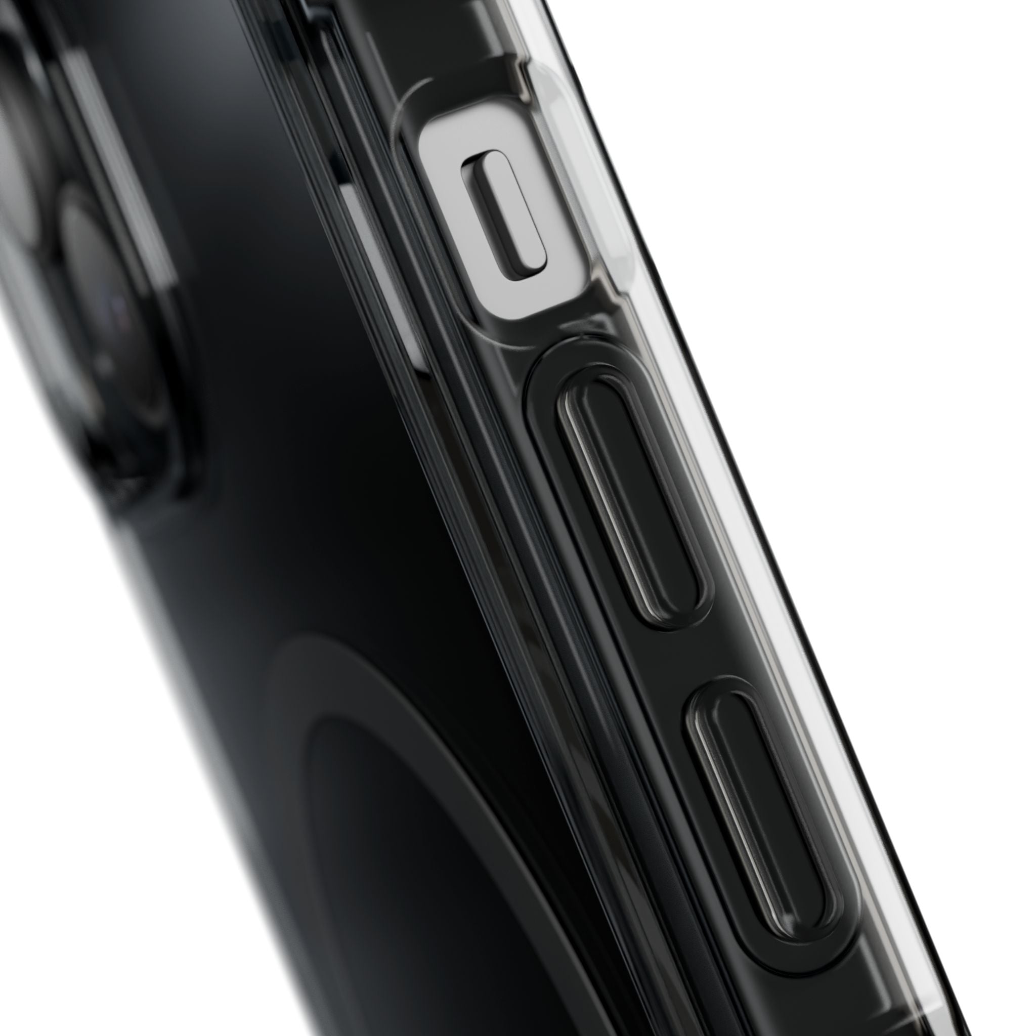 Clear Magnetic iPhone Case with MagSafe Ring