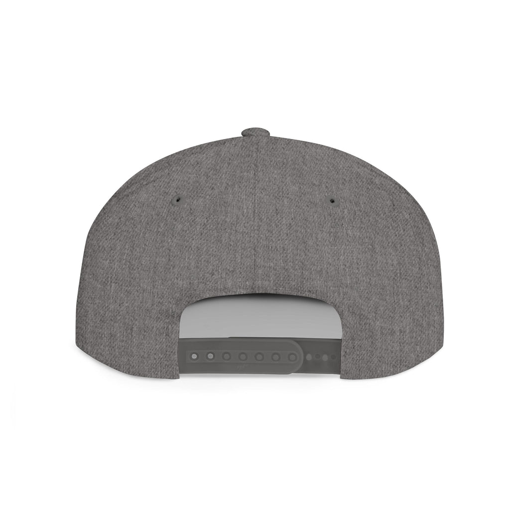Retro Tech Logo Flat Bill Snapback Hat