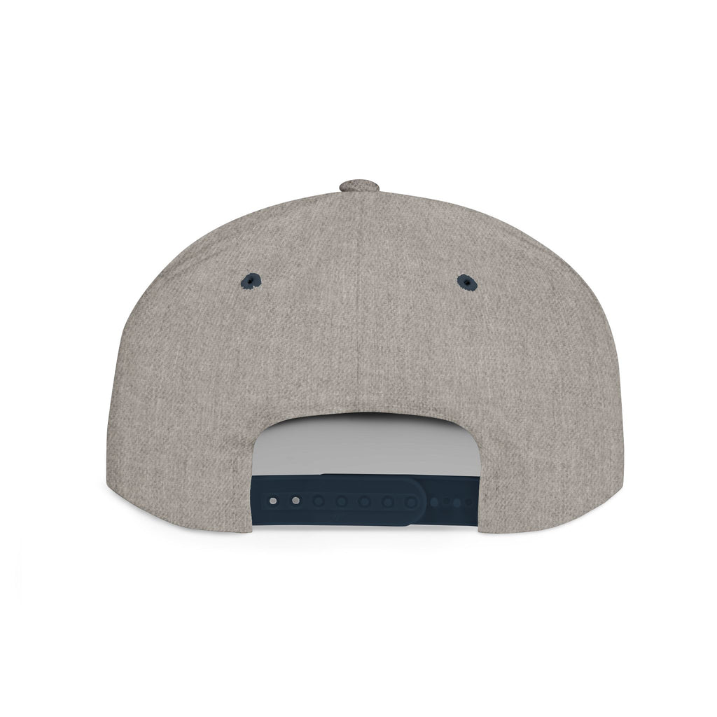 Retro Tech Logo Flat Bill Snapback Hat