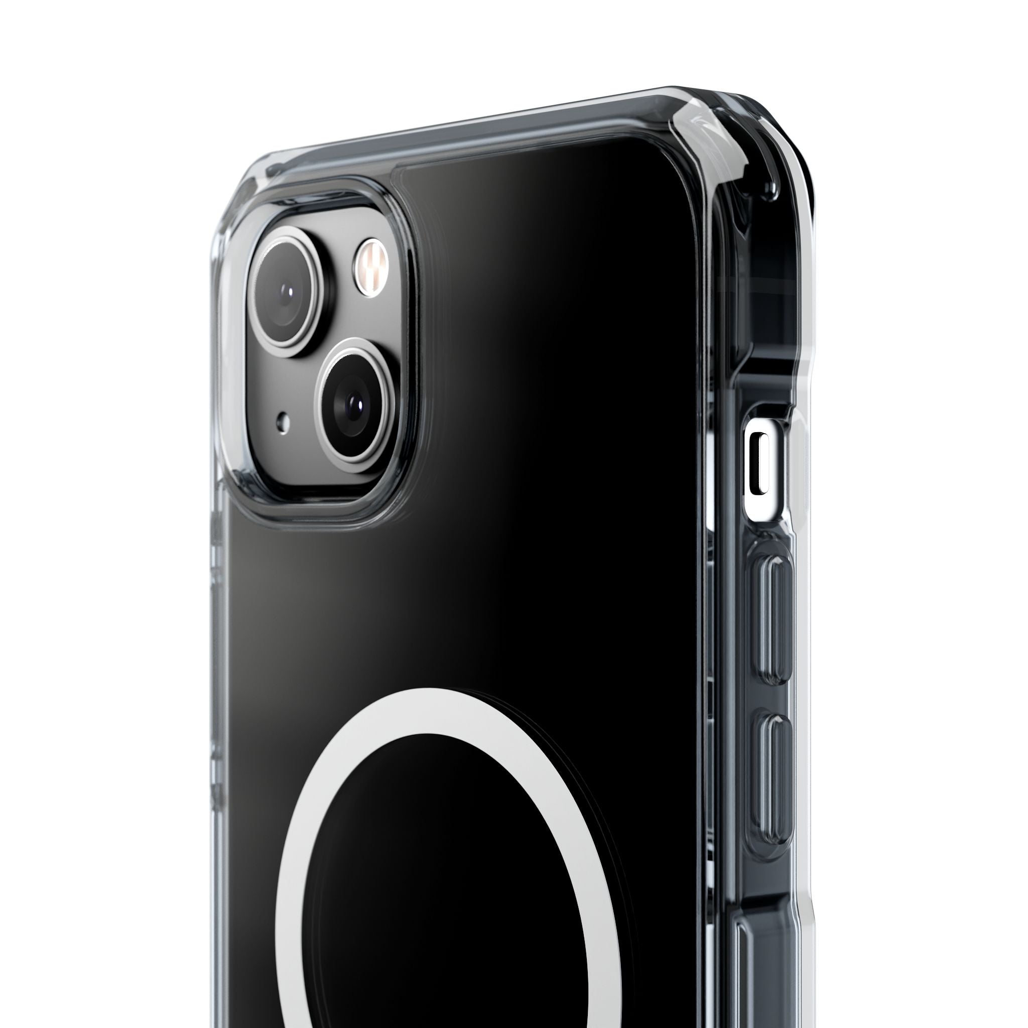 Clear Magnetic iPhone Case with MagSafe Ring