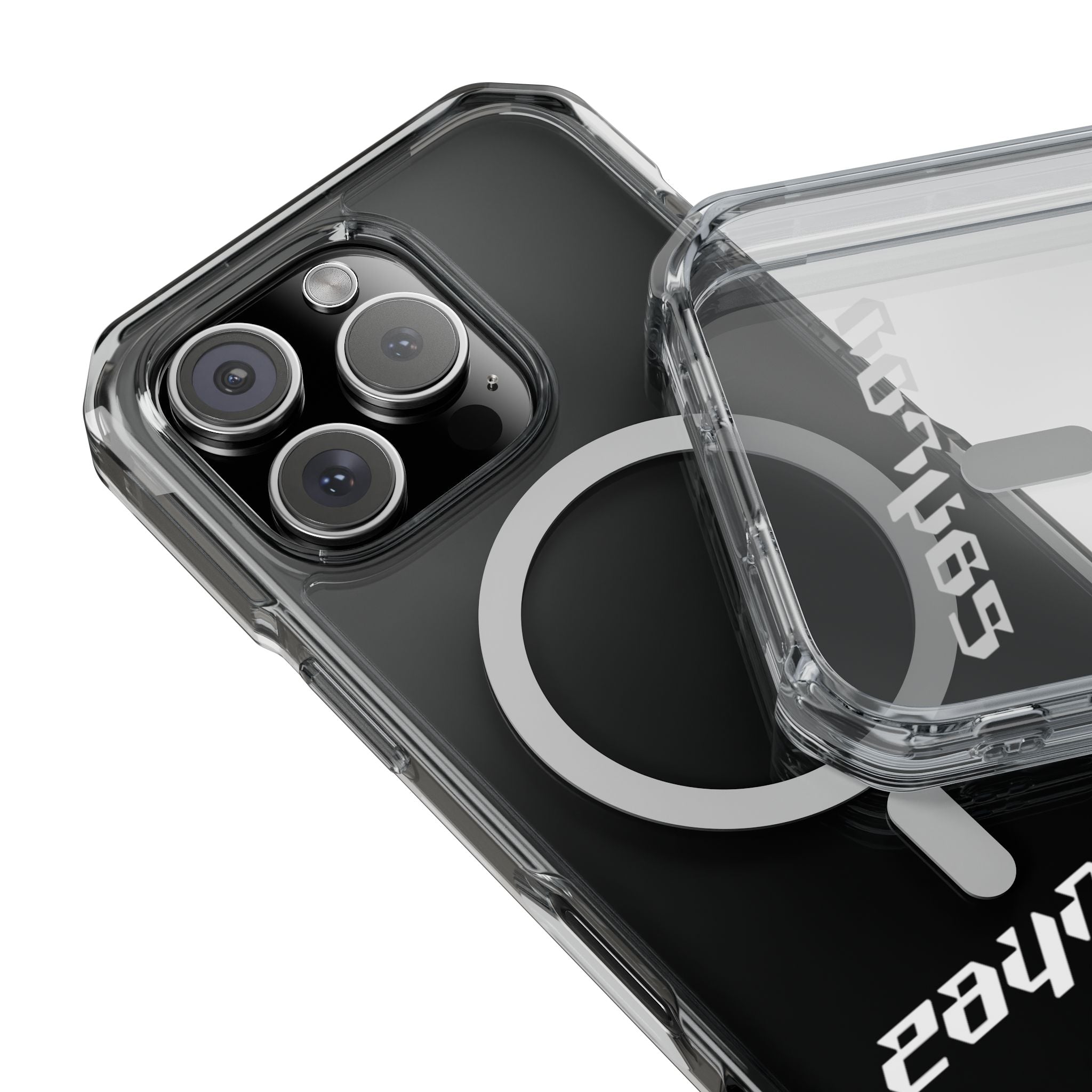 Clear Magnetic iPhone Case with MagSafe Ring