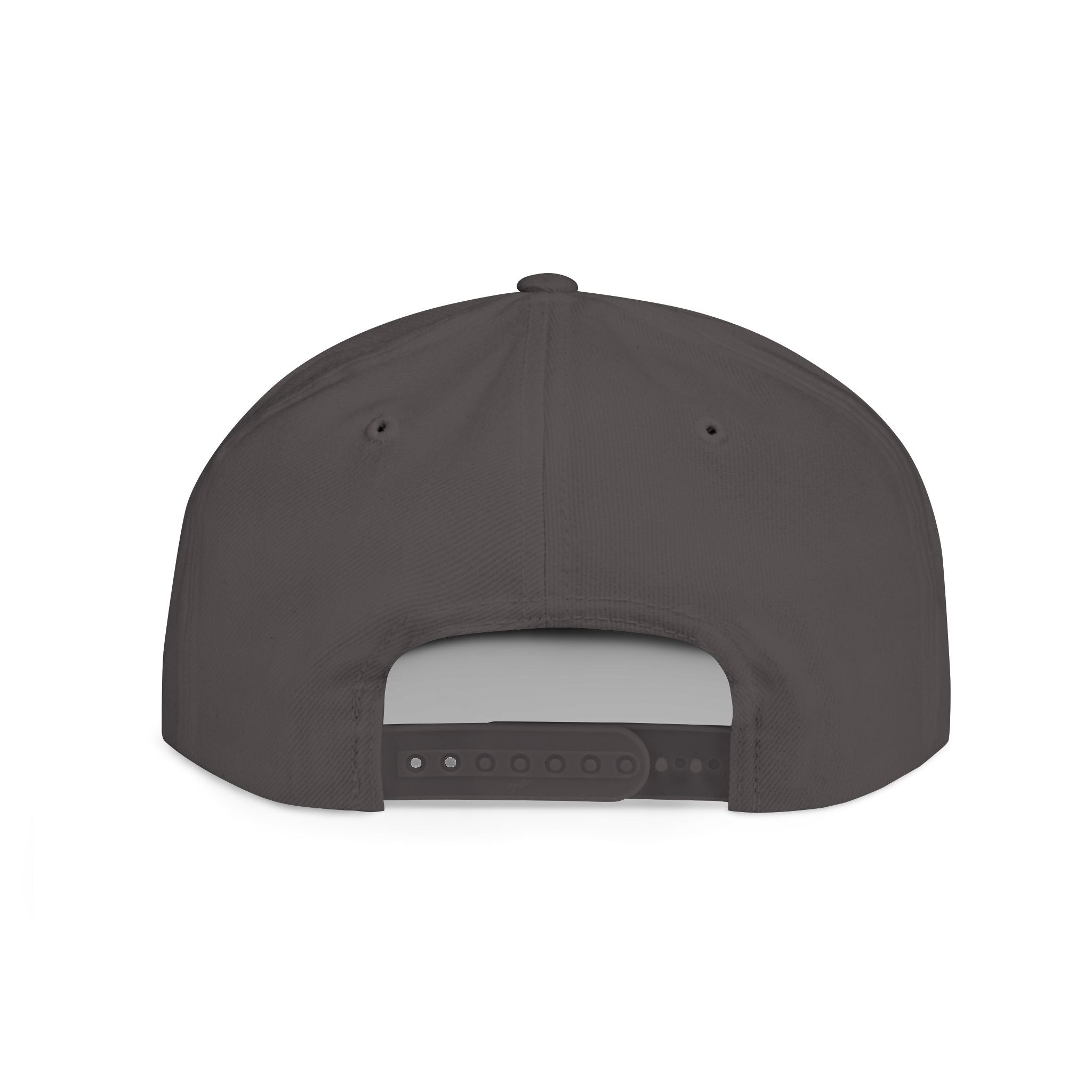 Retro Tech Logo Flat Bill Snapback Hat