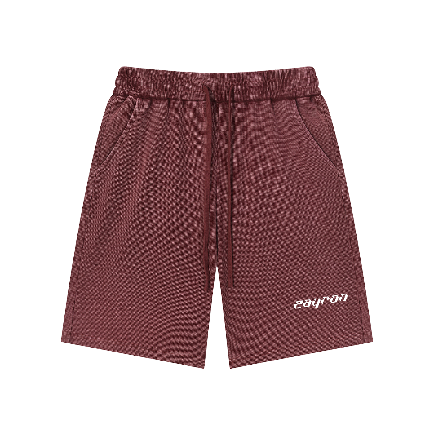 Mineral Wash Waffle Knit Shorts