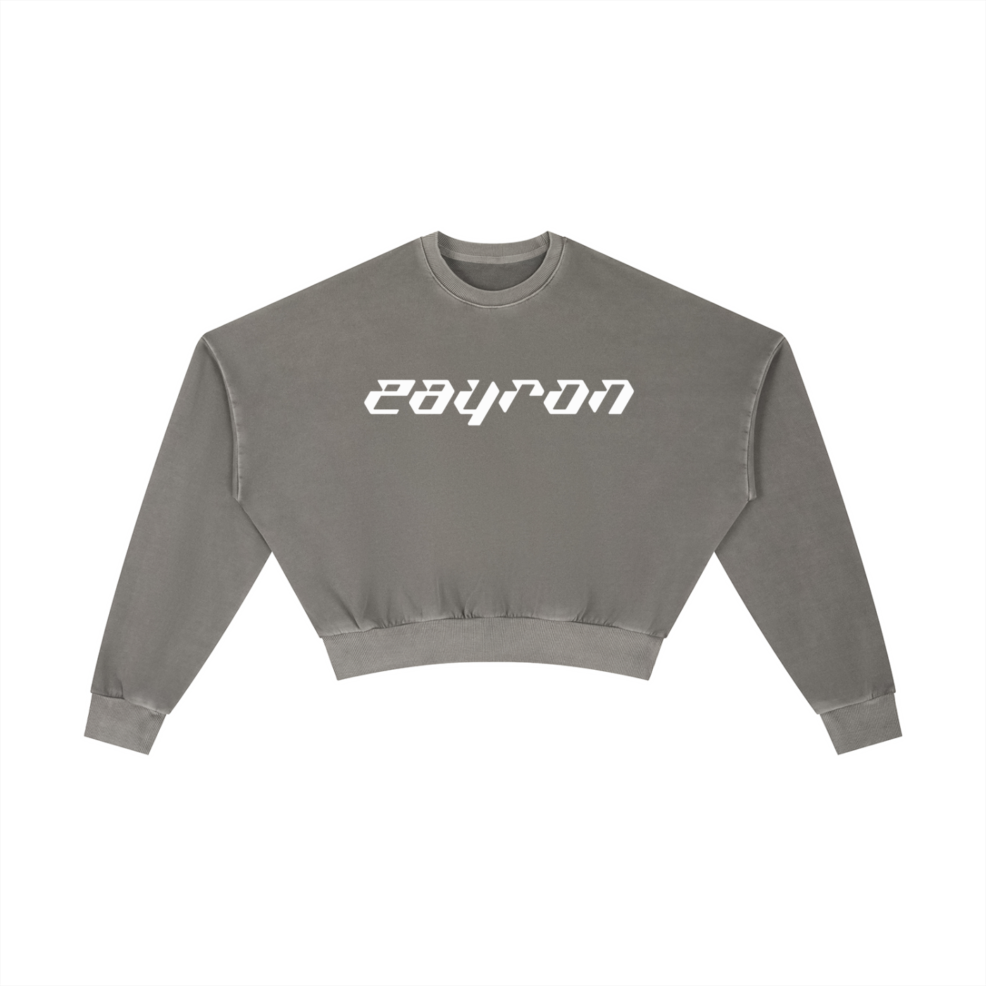 Vintage Washed Cropped Sweatshirt