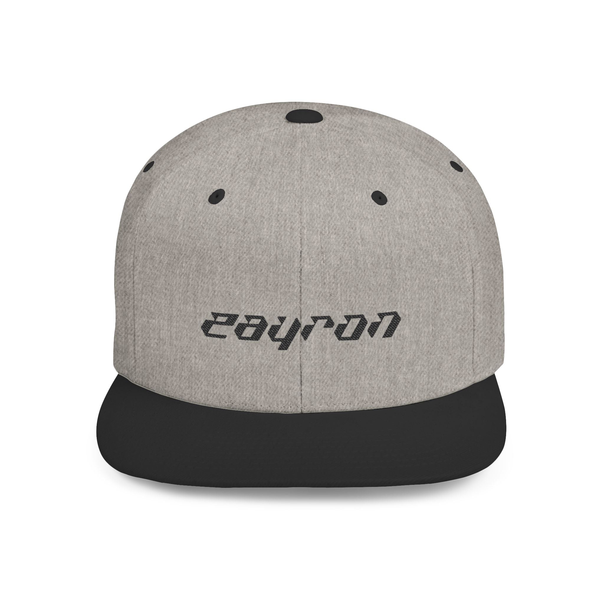 Retro Tech Logo Flat Bill Snapback Hat