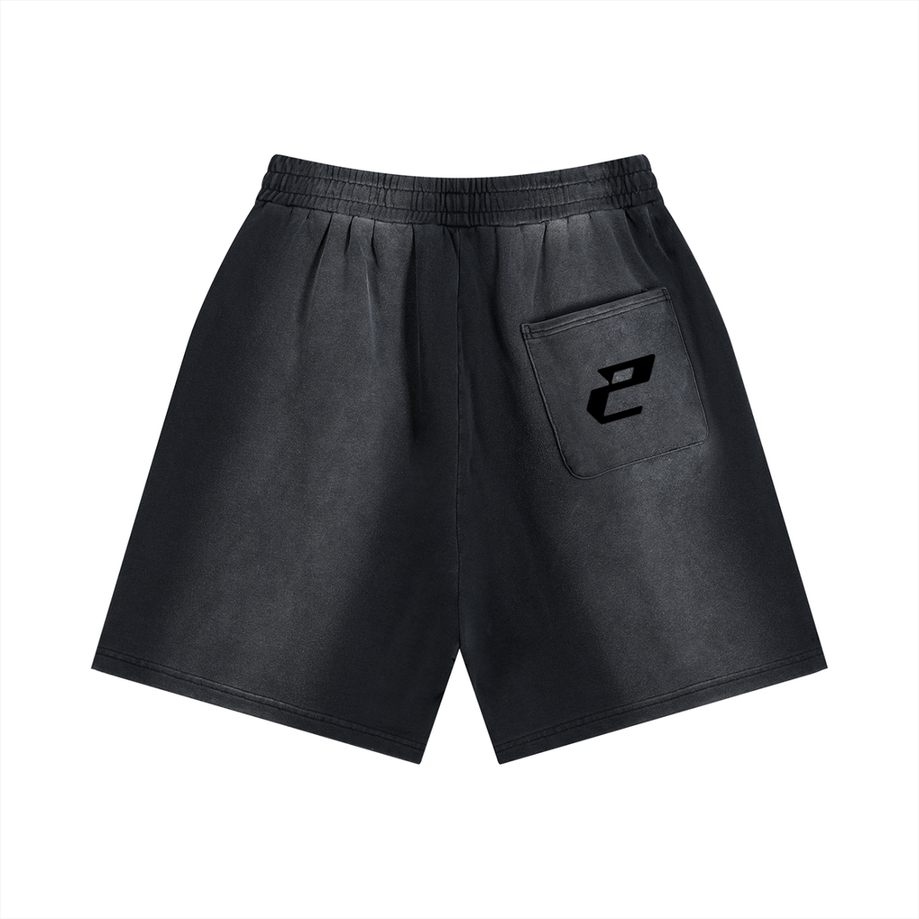 Sun Fade Distressed Shorts