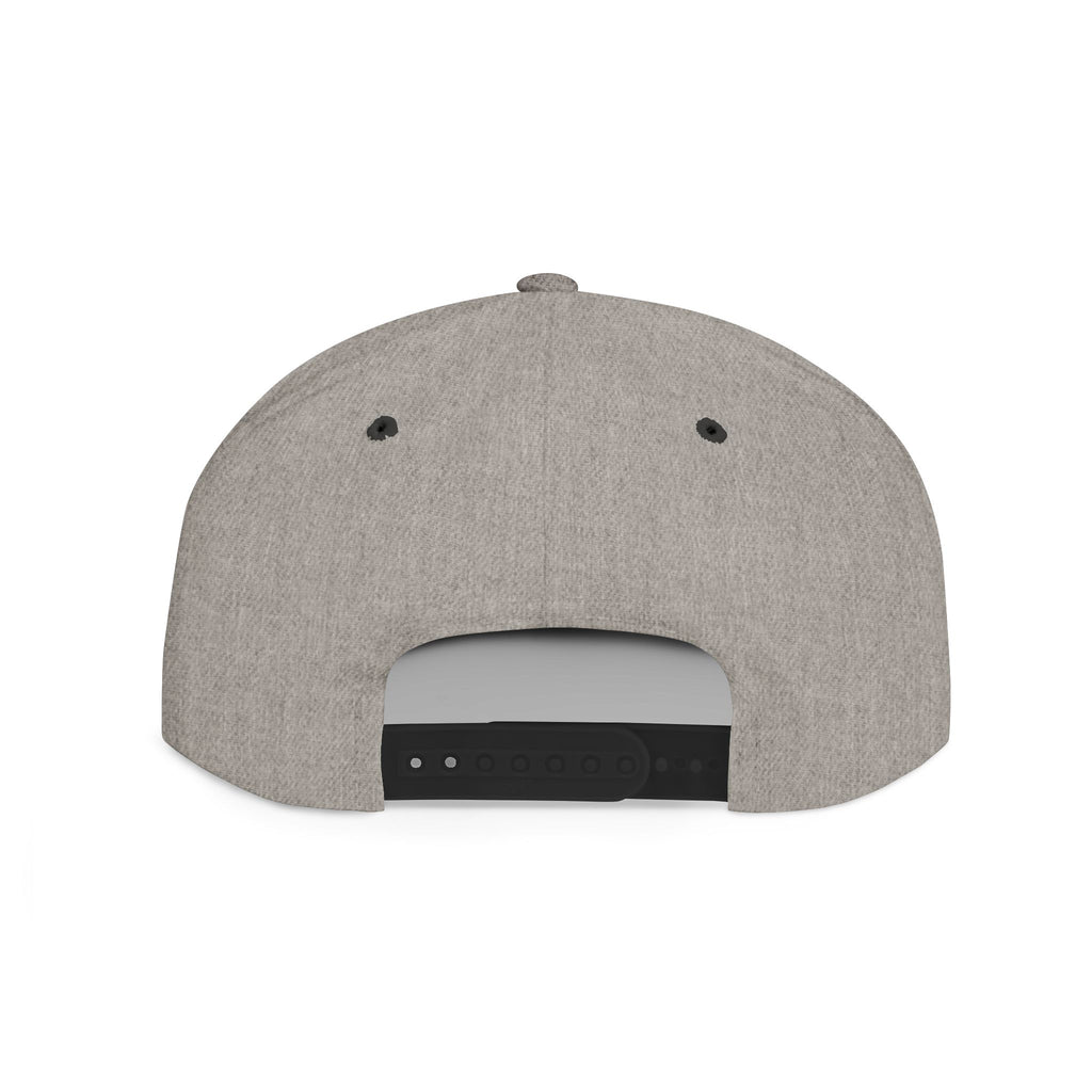 Retro Tech Logo Flat Bill Snapback Hat
