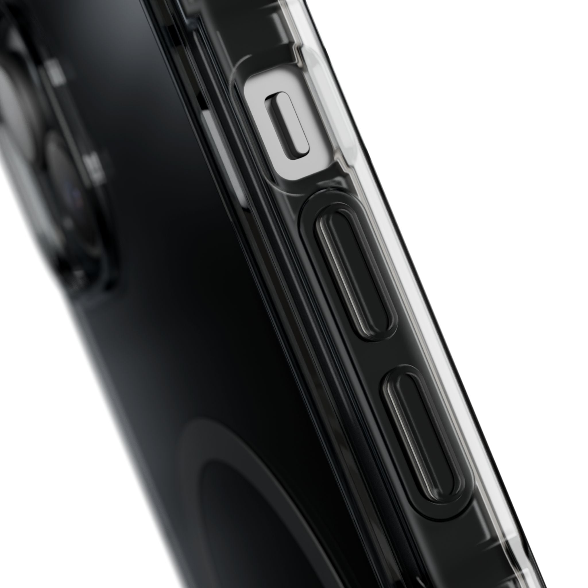 Clear Magnetic iPhone Case with MagSafe Ring