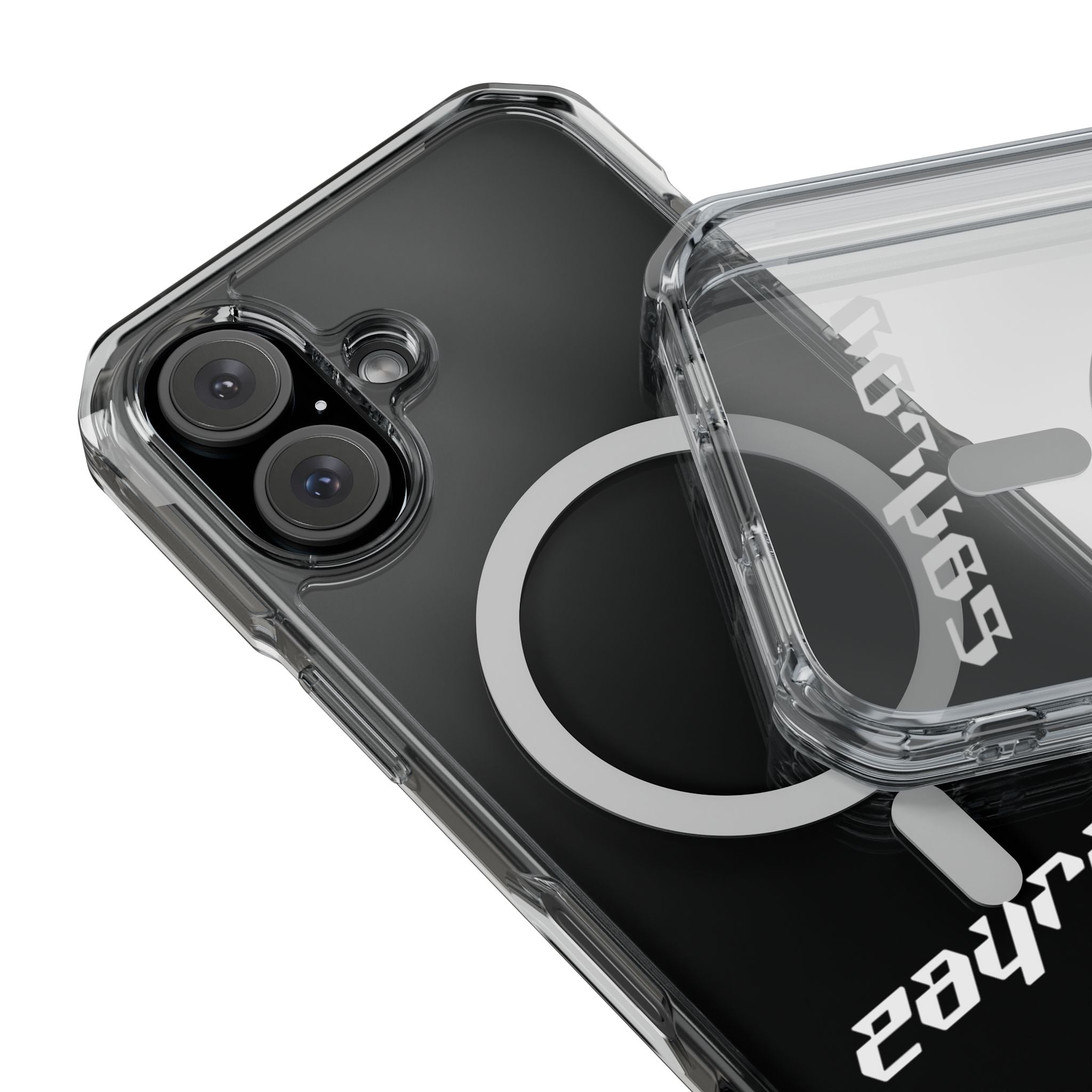 Clear Magnetic iPhone Case with MagSafe Ring
