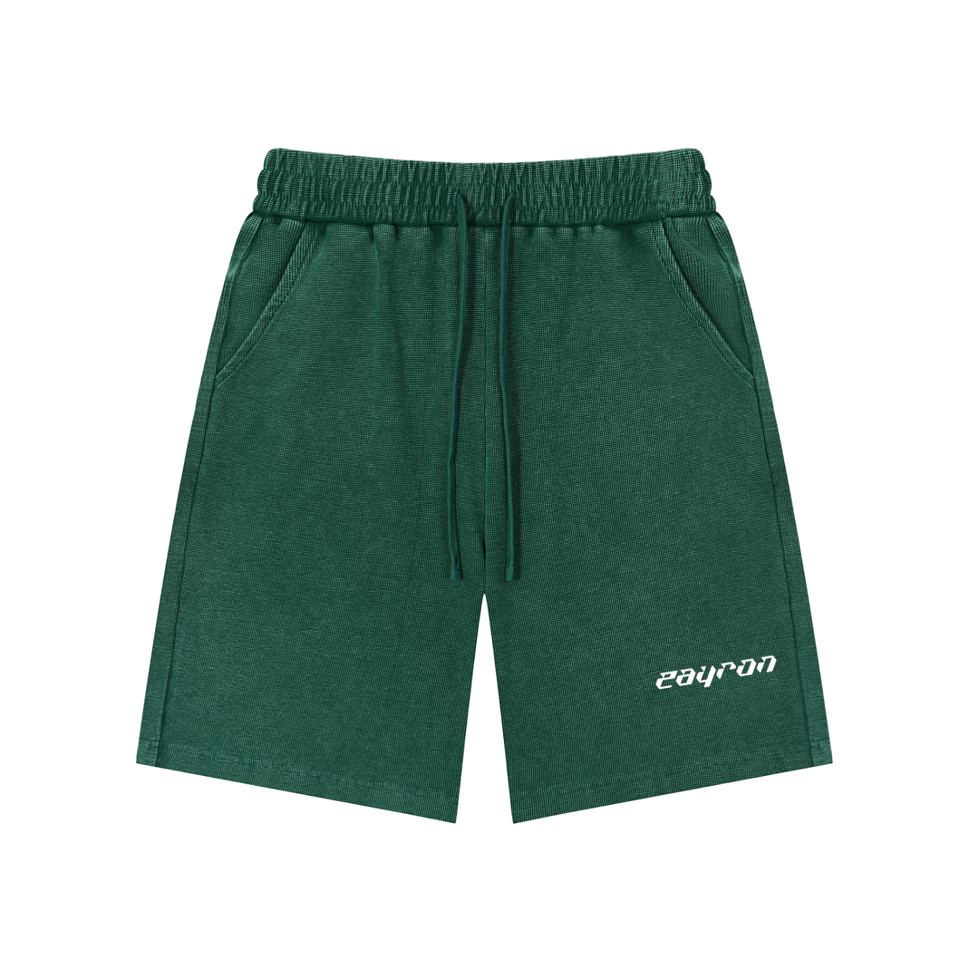 Mineral Wash Waffle Knit Shorts