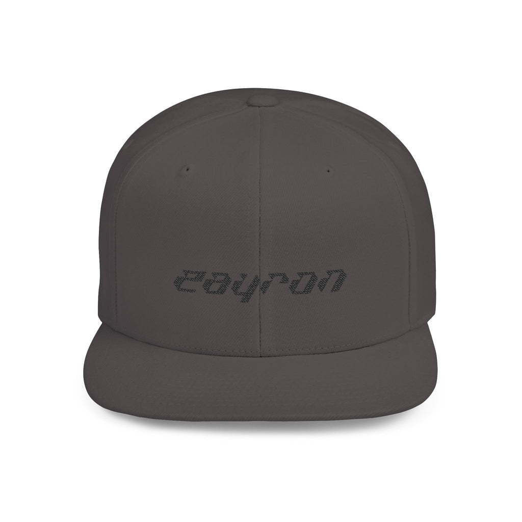 Retro Tech Logo Flat Bill Snapback Hat