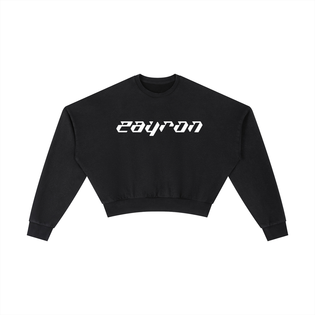 Vintage Washed Cropped Sweatshirt