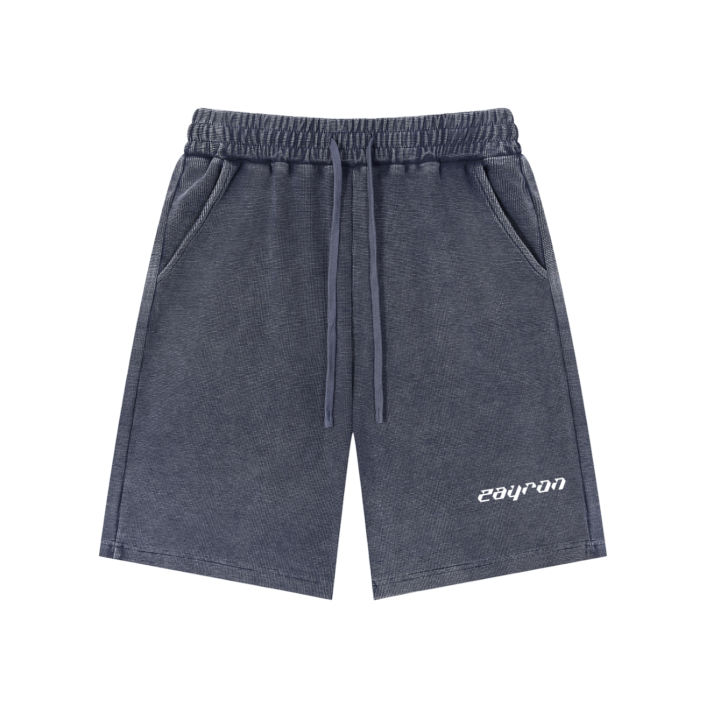 Mineral Wash Waffle Knit Shorts