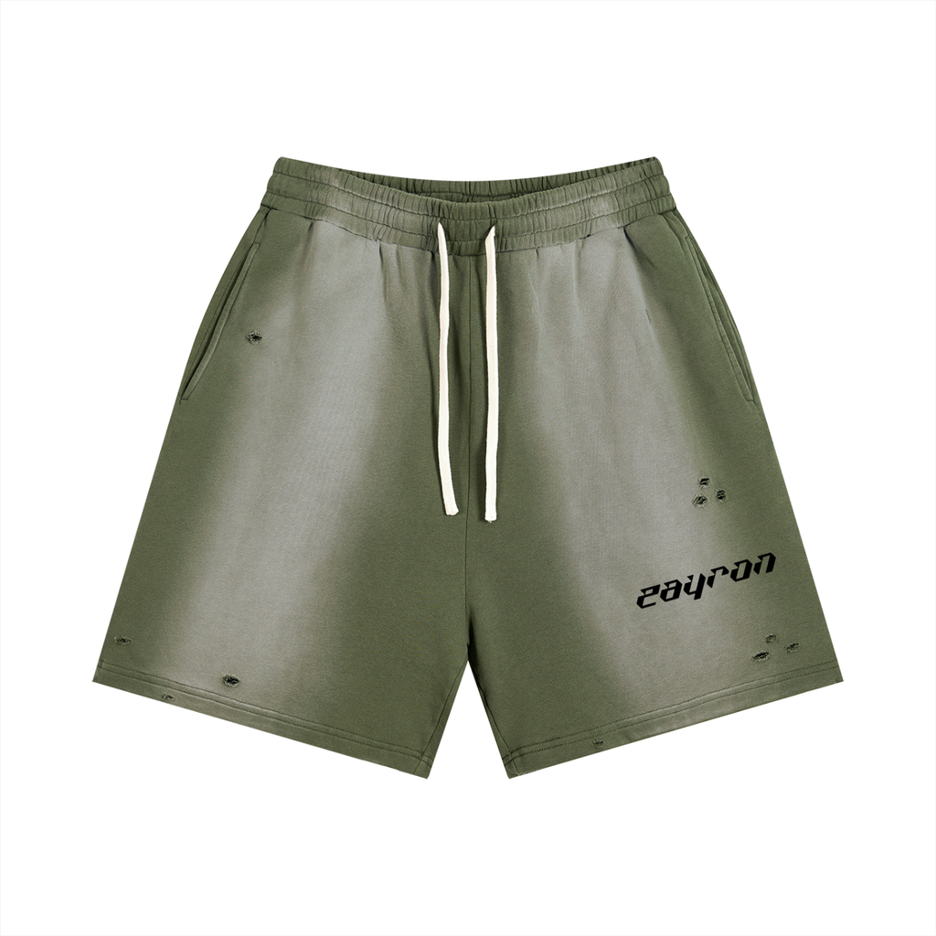 Sun Fade Distressed Shorts