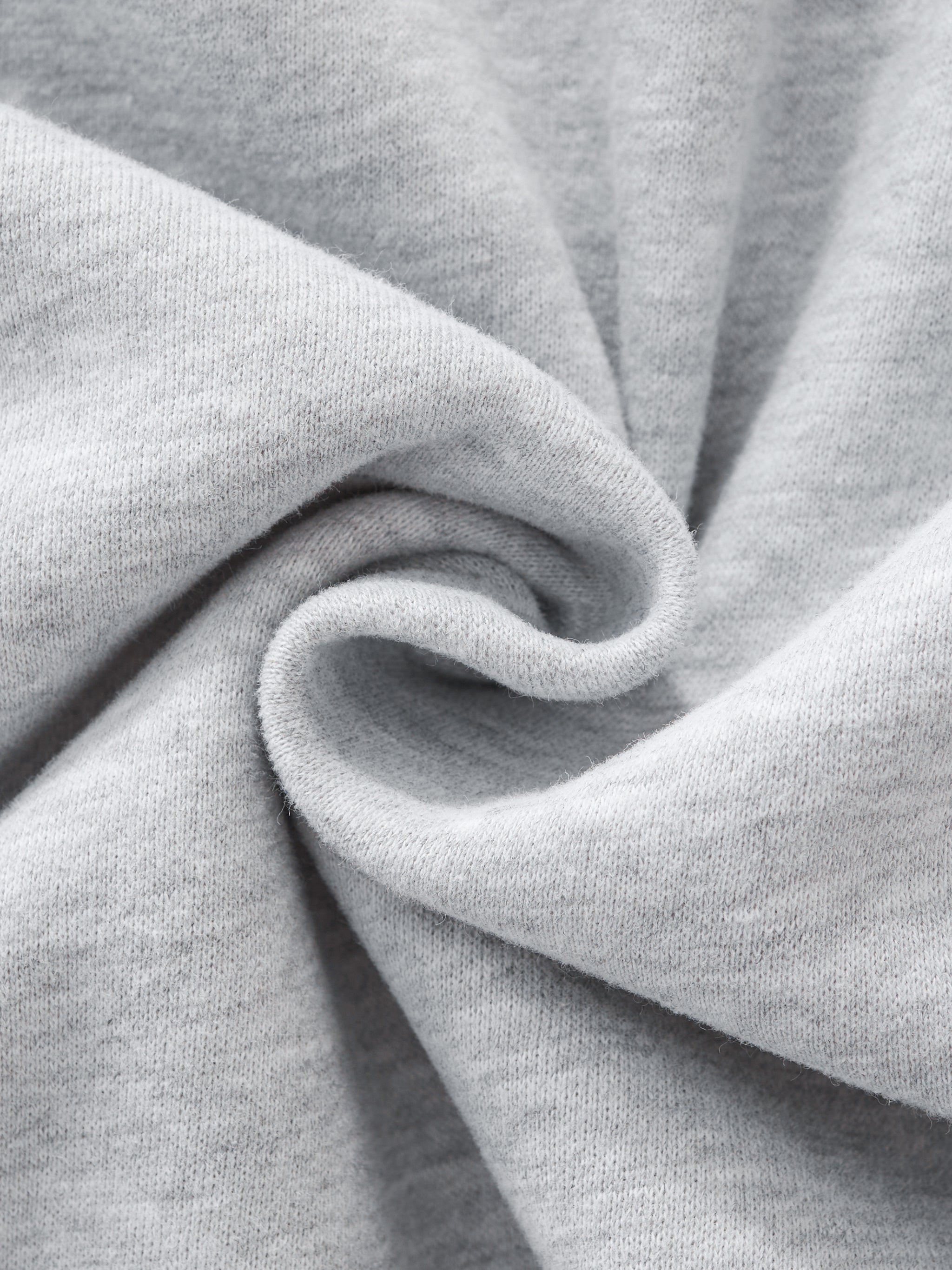 Contrast-Stitched Boxy Fleece Zip Hoodie